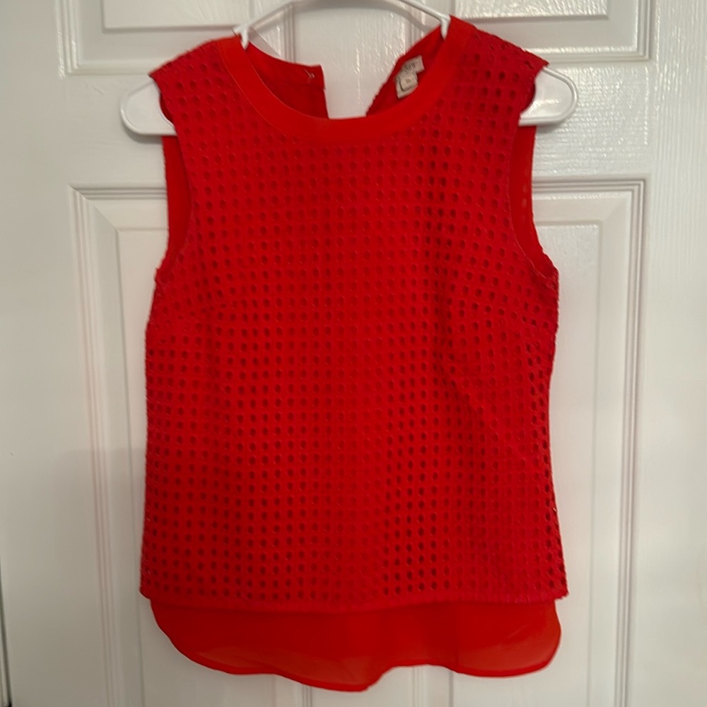 Cute sleeveless Jcrew top